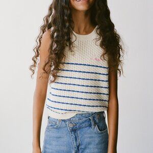 STRIPED KNIT TOP
